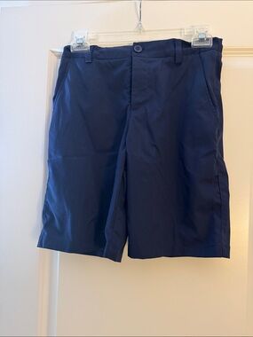 Under Armour Navy Flat-Front Performance Shorts